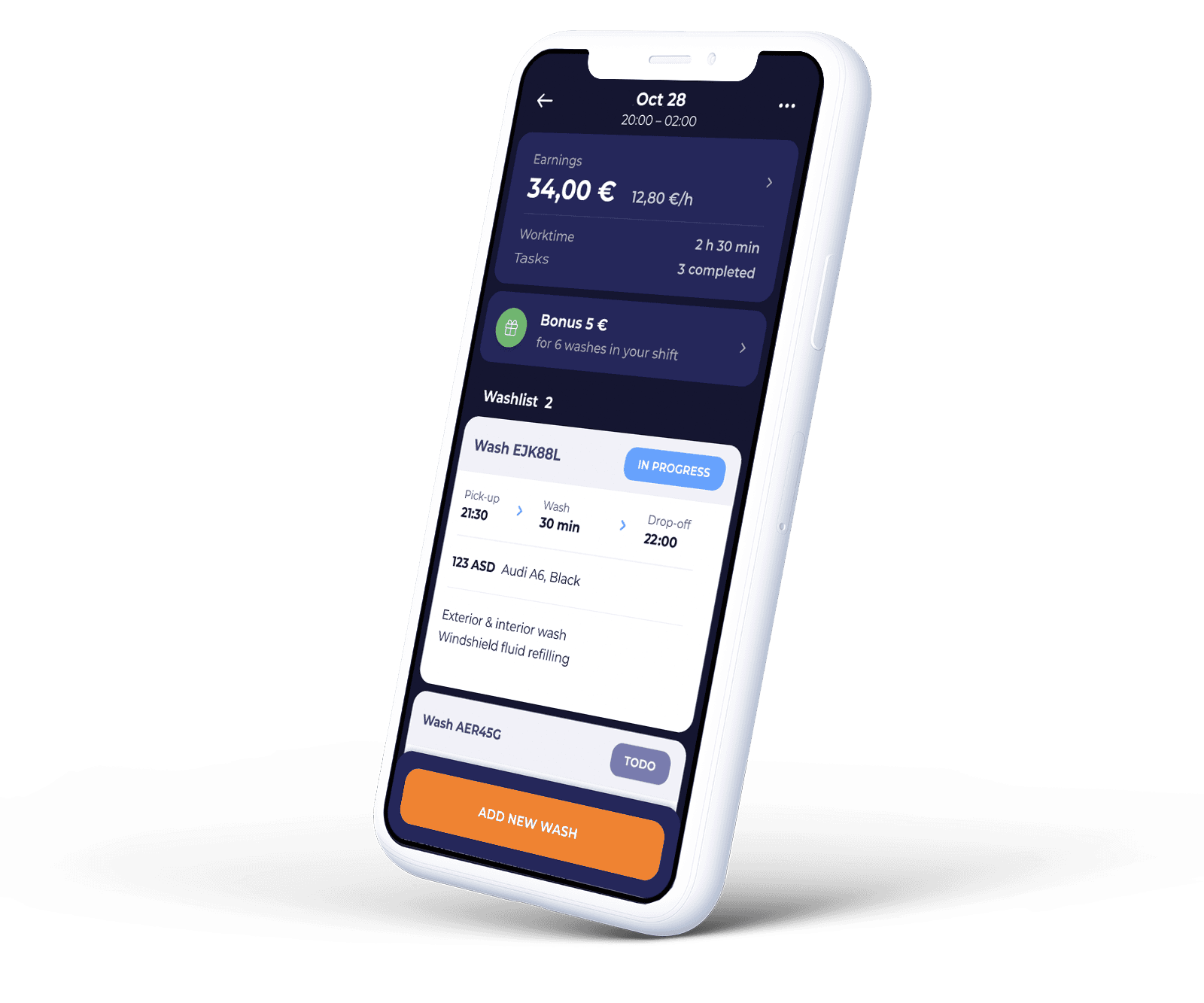 Fox App mobile interface