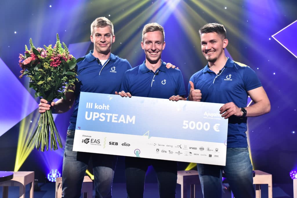 Team at award ceremony